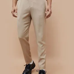 CODE by Lifestyle Men Solid Mid-Rise Regular Fit Trousers-image-79