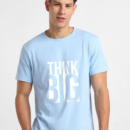 NOBERO Men Typography Printed T-shirt-image-95