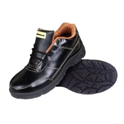 SLT-HUB Safehawk Shoes -01 Low Ankle Steel Toe Black & Brown Safety Shoes, Size - UK 8 (Pack of 12 Pairs)-image-103