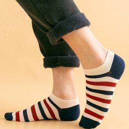 MJE Men Pack Of 5 Patterned Ankle Length Socks image 3