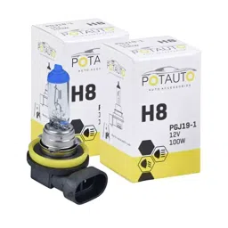 Potauto H8 12V 100W PGJ19-1 Headlight Bulb (Pack of 2 Pcs)-46
