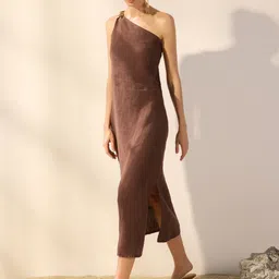 Trendyol Linen Bodycon Midi Dress-picture-46