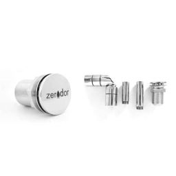 Zerodor Care Stainless Steel Silver Wall Mount Waterless Urinal Set-image-69