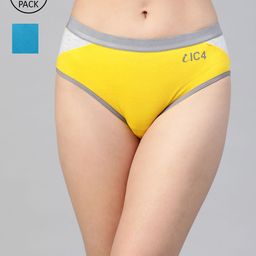 IC4 Women Pack of 2 Colourblocked Hipster Briefs 0T-Y-1006P2-image-12