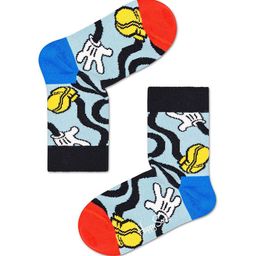 Happy Socks Kids Blue & Black Disney Mickey Patterned Ankle-Length Socks-31