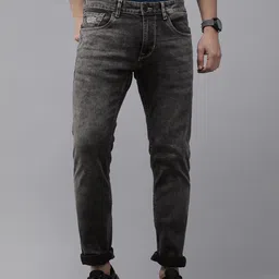 U S Polo Assn Denim Co Men Grey Slim Fit Light Fade Stretchable CasualJeans-picture-10