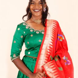 Avishya Semi-Stitched Lehenga & Blouse With Dupatta-28