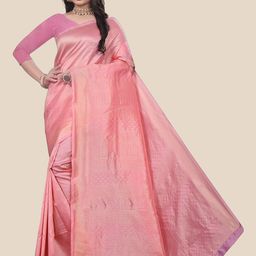 bigben textile Woven Design Zari Silk Blend Banarasi Saree-image-88