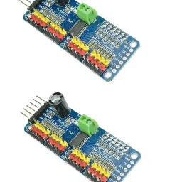Invento ISC 238-X 12 Bit 16 Channel Pwm Servo Driver Shield Iic Interface Pca9685 Module Controller Compatible image 1