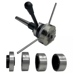 Assorts Tailstock Die Holder Set Alloy Steel 2MT 65 mm Chuck 3 Jaw-picture-0
