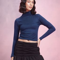 DressBerry High Neck Acrylic Top-image-36
