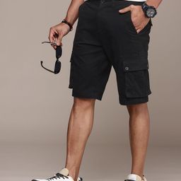 WROGN Men Slim Fit Cargo Shorts-image-46