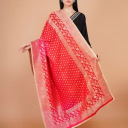 Karthav Fashion Printed Silk Dupatta-image-20