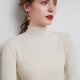 StyleCast Women Ribbed Turtle Neck Pullover Sweater-picture-10