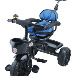 Toyzoy Maple Grand Baby Trike Tricycle with Safety Guardrail - Blue-image-7