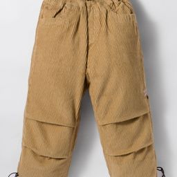 Little Kangaroos Cotton Denim Full Length Solid Color Jeans - Tan-picture-43