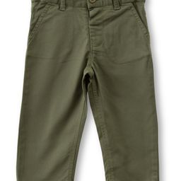 JusCubs Cotton Woven Solid Trousers - Green-picture-49