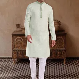 Tesmare Men Thread Work Kurta-picture-39