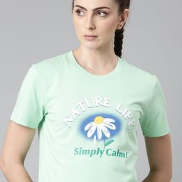 Xtep Women Printed Applique T-shirt-image-46