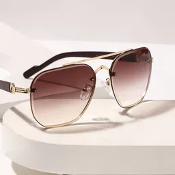French Accent Men Aviator Sunglasses with Polarised Lens-image-92