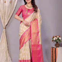 yourwish Woven Design Zari Silk Cotton Patola Saree-picture-42