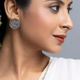 Look and Adorn Contemporary Studs Earrings-image-55