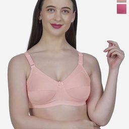 SHYAM SONS FLAIR Women Pack of 2 Full Coverage Non-Wired & Non Padded Minimizer Bra-17