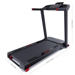 domyos Treadmill RUN100E Foldable, Upto 14 kmph, 3% Incl, Smart, Low-Noise, Max 130 kg image 2