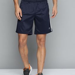 Reebok Men Navy Blue Printed Training or Gym Sports Shorts-image-57