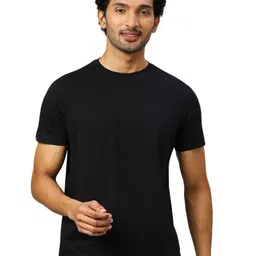 playR Basico Unisex Regular Fit Round Neck Short Sleeve Cotton T-shirt-image-24