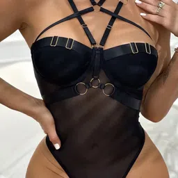 FIMBUL Net Baby Doll with High-Low image 3