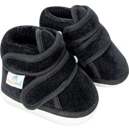 Neska Moda 12 To 15 Months Baby Boys & Baby Girls Velcro Chu Chu Musical Shoes Booties (Toe to Heel Length - 13 cm, Black)-15