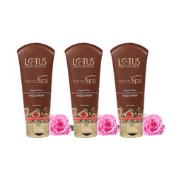 Lotus Professional Set Of 3 Dermospa Bulgarian Rose Glow & Brightening Face Wash - 80 gm-33