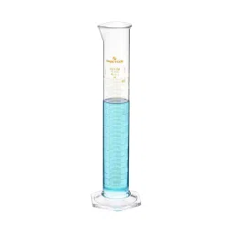 Supertek 10 ml QR Coded Measuring Cylinder Hexagonal Base Class A ISI Mark with Pour Out, Individual Works Certificate, 77.504.0010QI (Pack of 2) image 2
