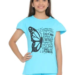 TotzTouch Girls Printed Pockets T-shirt-image-37