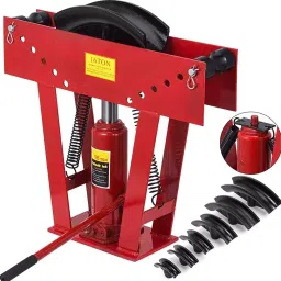 Voltz tools Hydraulic Pipe Bender 16000 Kg (16 Ton) Manual & 8 Dies upto 3" Tubing Heavy Duty Exhaust Tube Bending-22
