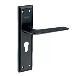 Europa Mortise Plate Handle Zinc 7 inch (178 mm) Matte Black Finish, GMHZS624-picture-45
