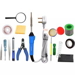 PLANTUM Beginner 14 In 1 Soldering Iron Kit 25 W Corded Flat Copper, Iron & Nickle Tip-21