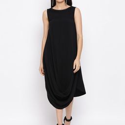 OTIRA Women Crepe A-Line Dress-image-60