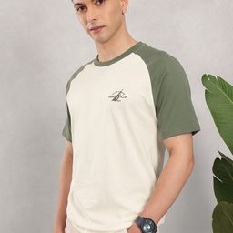 Nautica Raglan Sleeves Pure Cotton T-shirt-picture-11
