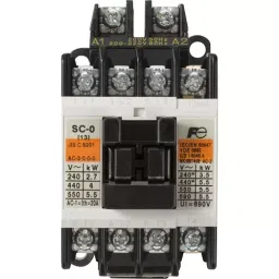 Fuji Electric Standard Electromagnetic Contactor without Case Cover, SC-0 Coil AC200V 1a-16