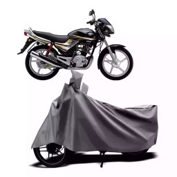 Auto Pearl Two Wheeler Cover with Bag for Yamaha Libero LX, Silver-18