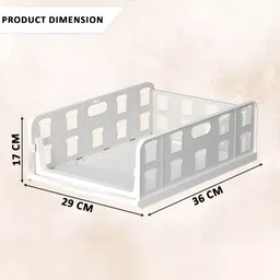 Aura White Set of 6 Reusable Drawer Organiser Organisers image 2
