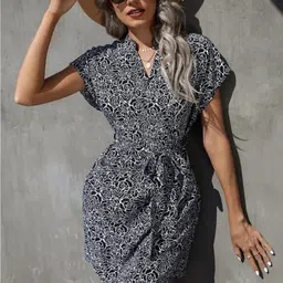 Stylecast X Kotty Women Print A Line Midi Dress-image-89