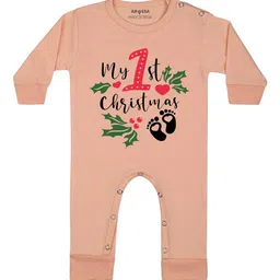 Arvesa My First Christmas Printed Bodysuit-image-72