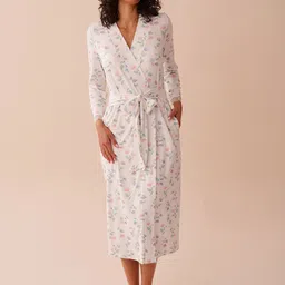 La Vie en Rose Tulip Printed Midi Nightdress-image-11
