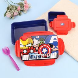 Marvel Avengers Lock & Seal Lunch Box - 800 ml (Color and Print may vary)-picture-23