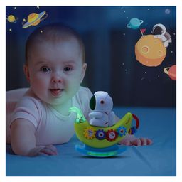Sanjary Battery Operated Little Astronaut  With LED Light & Music Toy - Colour & Design May Vary-26