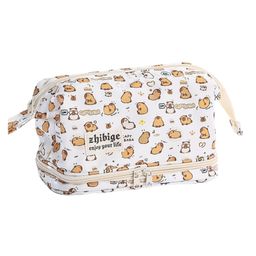 Bunie Large Capacity Makeup Bag with Handle  Multicolor-image-13