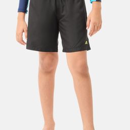BOLDFIT Boys Black Swim Shorts-22